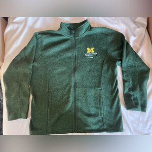 024: PreLoved Green Full-Zip Jacket with U of M Logo Emergency Medicine Size XL